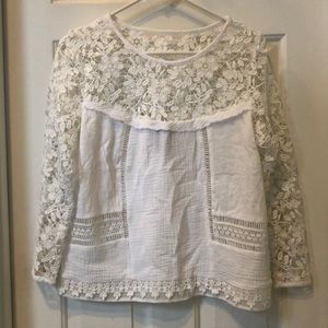 Guest Edition white cotton top
